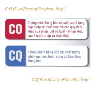 co cq la gi tai sao hang hoa xuat khau de can 1