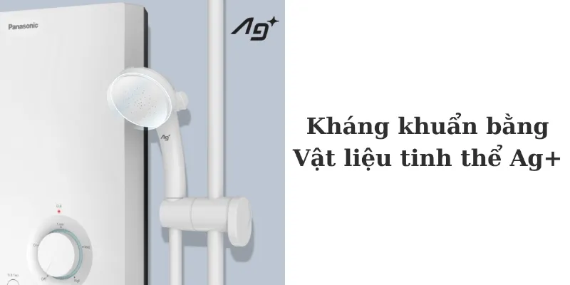 Kháng khuẩn bằng Vật liệu tinh thể Ag+