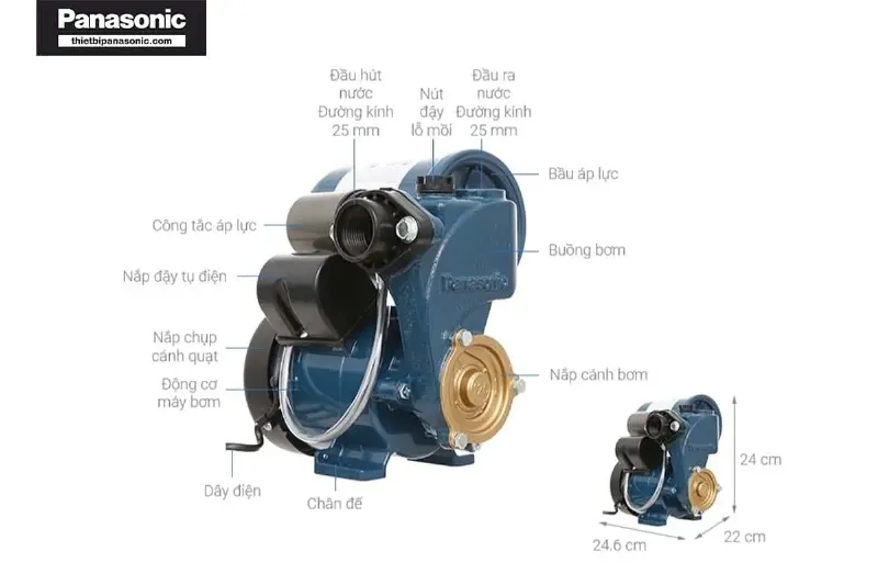 Máy bơm tăng áp Panasonic A-130JAK