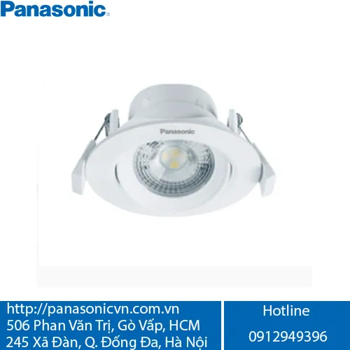 Downlight Âm Trần Chỉnh Góc Panasonic 7w NNNC7631288