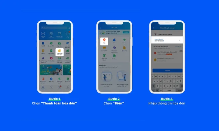 đóng tiền điện online qua ứng dụng ví điện tử ZaloPay