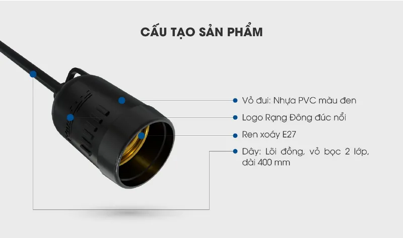 Đui đèn chống thấm nước