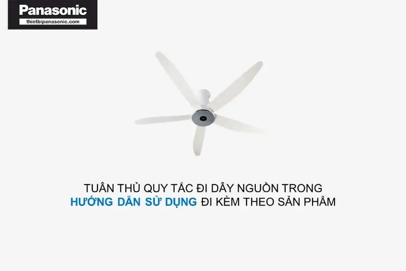 lưu ý khi đấu dây quạt trần