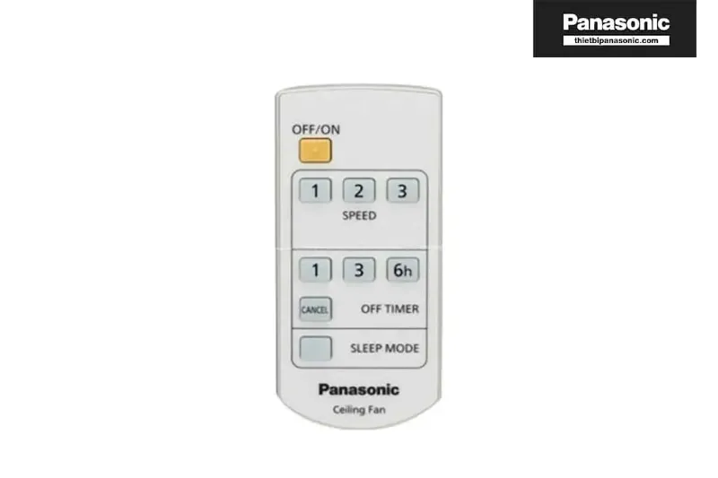 Điều khiển từ xa quạt trần Panasonic 4 cánh